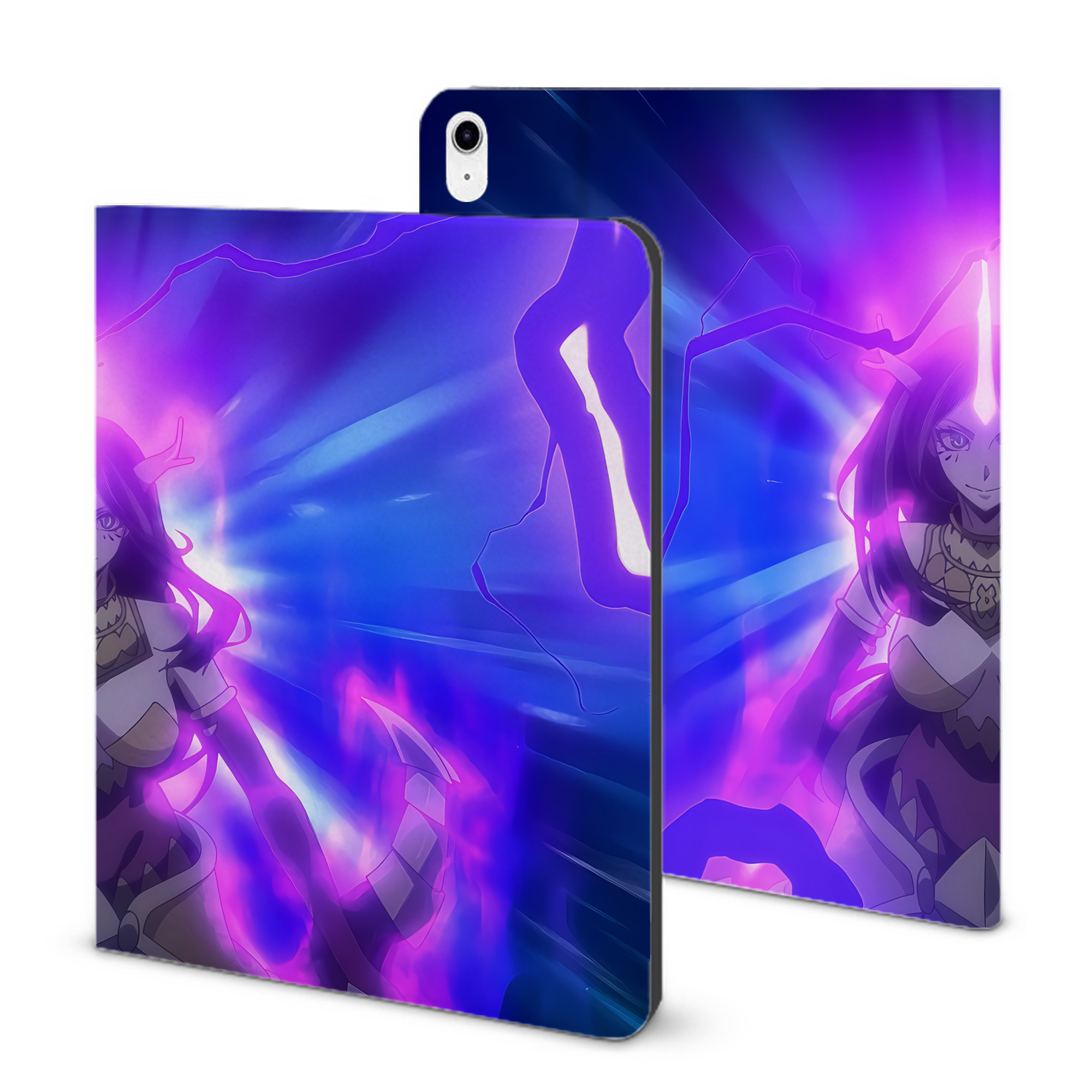 （画像用） 転スラ Regarding Reincarnated to Slime IPad ケース ブック型 PUレザー TPU 耐衝撃 軽量 薄型 ペン収納なし 全面保護 IPad 各モデル対応